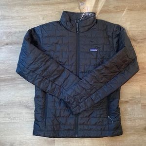 NWT PATAGONIA MENS NANO PUFF COAT MEDIUM - black